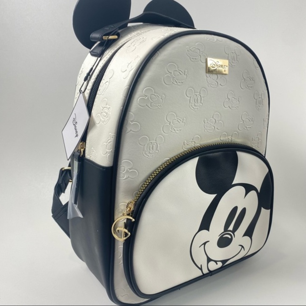 Mickey Mouse Backpack White with Mickey  Ears - Picture 6 of 16